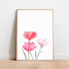 Watercolor floral painting