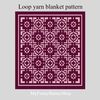 loop-yarn-finger-knitted-mosaic-blanket