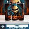 Halloween Tumbler Wrap, 20 oz Skinny Tumbler Sublimation Design, Straight Tumbler Wrap PNG, Spooky Fall PNG (16).jpg