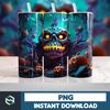 Halloween Tumbler Wrap, 20 oz Skinny Tumbler Sublimation Design, Straight Tumbler Wrap PNG, Spooky Fall PNG (28).jpg