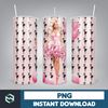 Barbie Tumbler, Barbie Tumbler PNG, Barbie Sublimation Wraps, Digital Download (43).jpg