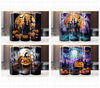 Halloween 20 Oz Tumbler Wrap Bundle, Pumpkin, Tumbler Wraps, Vibrant Wrap, Halloween, Alcohol Ink, Watercolor, Neon, Sublimation Files - 3.jpg