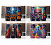 Halloween 20 Oz Tumbler Wrap Bundle, Pumpkin, Tumbler Wraps, Vibrant Wrap, Halloween, Alcohol Ink, Watercolor, Neon, Sublimation Files - 5.jpg