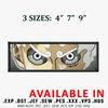 Luffy g5 eyes Embroidery Design