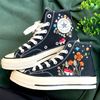 Custom Converse High TopsFlower ConverseMushroom ShoesEmbroidered Mushroom Flowers And The SkyEmbroidered Chuck Taylor 1970sGift Her - 5.jpg