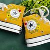 Custom ConverseConverse High TopsEmbroidered Sweet Rose And Lavender GardenEmbroidered Sneakers Chuck Taylor 1970s Flower Converse - 5.jpg