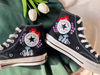 Embroidered ConverseConverse High Tops Chuck Taylor 1970s Green Mushrooms And Brilliant Flower GardensCustom Logo Mushrooms,Flowers - 3.jpg