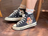 Embroidered ConverseMushroom ConverseCustom Converse Cluster Of Colorful Mushrooms And BeesEmbroidered Converse High Tops Logo Mushroom - 5.jpg