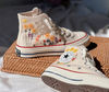 Embroidered ConverseSunflower ConverseCustom Converse PetEmbroidered Converse High Tops Butterfly Cat And Sweet Sunflower GardenGifts - 2.jpg