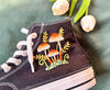 Embroidered Orange MushroomsConverse High Tops Chuck Taylor 1970sEmbroidered ConverseCustom Logo Mushrooms,FlowersEmbroidered Sneakers - 1.jpg