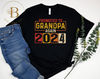 Men's Promoted To Grandpa Again Est 2024 T-Shirt, Fathers Day Gifts, Grandpa Tee, Funny Husband Gifts, Legend Dad Shirt, Christmas Shirt.jpg