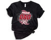 Custom Softball Dad Shirt, Personalized Softball Shirt, Game Day Softball Shirt, Name and Number Softball Shirt, Softball Dad Shirts.jpg