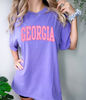 Comfort Colors Shirt, Georgia Shirt, GA Shirt, College Shirt, Game Day Shirt, Cute Georgia Shirt, Women's Georgia Shirt, Georgia Gifts, Tee - 2.jpg