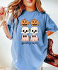 Comfort Colors Shirt, Spooky Vibes Shirt, Halloween Shirt, Spooky Season, Vintage Halloween, Retro Halloween, Pumpkin Shirt, Ghost Shirt Tee - 1.jpg