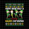 Have Yourself A Very Golden Christmas Png, Golden Christmas Elf Sweatshirt Png, Golden Christmas Png, Elf Christmas Png - 1.jpg