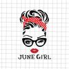 June Girl svg, June Svg, June birthday svg, Girl face eys svg, birthday vector, svg, png, dxf, eps - 1.jpg