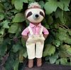 Handmade-plush-sloth