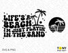 2 Bundle, Life Is A Beach Svg Png, I'm Just Playin' In The Sand Svg, Trendy Retro Groovy Wavy Digital Download Sublimation Png & Svg Cricut - 2.jpg