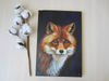 fox-animal- small painting- oil painting-canvas painting-dark painting-vertical painting-3.jpg