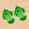 crochet fish earrings pattern