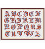 Alphabet - Cross Stitch Pattern -  Antique Sampler - PDF Counted Vintage Pattern - Reproduction of 19th century.jpg