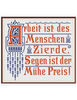 Slogan. Cross Stitch Pattern. Traditional German Maxims. Vintage Sampler PDF Counted. German Household Items. Reproduction of 19th century.jpg