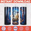 Cartoon And Super Hero Tumbler Wrap Png, 3D Tumbler Design Skinny Sublimation Digital Download (25).jpg