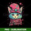 Tax Fraud Kitty Meme - Hilarious Sublimation PNG Download - Unleash Your Inner Rebel