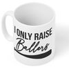 I Only Raise Ballers Mug, Baseball Mug, Baseball Gifts, Fun Coffee Cups, Baseball Fan, Gifts for Dad, Baseball Themed, Baseball Throw - 3.jpg