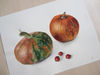 pumpkins - autumn vegetables - vegetables - still life - berries - rose hips - watercolor painting - 4.JPG