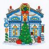 Cross Stitch Kit  - Ice House - Christmas - Embroidery Kit - Needlework Kit - DIY Kit.jpg