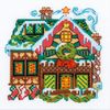 Cross Stitch Kit  - The House with a Bell  - Christmas - Embroidery Kit - Needlework Kit - DIY Kit.jpg