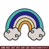 Rainbown cute embroidery design, Rainbown embroidery, Embroidery file, Embroidery shirt, Emb design, Digital download.jpg