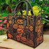 Horror Movies Skull Women leather Bag Handbag,Halloween Woman Handbag,Halloween Women Bag and Purses,Custom Leather Bag Shopping Handbag - 1.jpg