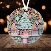 3D Pastel Christmas Tree Ornament Sublimation PNG, 300 dpi, Instant Digital Download, Christmas Round Ornament PNG Christmas Tree Decor PNG - 1.jpg