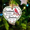 Cardinals Appear When Angels are Near Ornament, Personalized Red Cardinal Christmas Ornament 2022, Custom Cardinal Memorial Ornament - 1.jpg