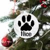 Dog Paw Ornament, Custom Pet Paw Print Christmas Ornament, Dog Lover Gift, Dog Christmas, Dog Gift Dog Keepsake 2023, Pet Paw Print Ornament - 5.jpg