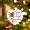 I Have an Angel Red Cardinal Ornament, Personalized Red Cardinal Christmas Ornament, Custom Cardinal Memorial Ornament, Cardinal Ornament - 4.jpg