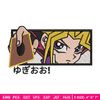 Muto Yugi embroidery design, Yu-Gi-Oh! embroidery, anime design, embroidery file, anime shirt, Digital download.jpg