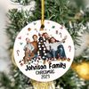 Personalized Family Photo Ornament 2023, Christmas Lights Keepsake, Friends Gift, Family Xmas Gift, Present for Mama, Dad, Grandpa, Grandma - 1.jpg