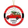 Personalized Fireman Christmas Ornaments, Firefighter Truck Ornament Gifts for Christmas Tree 2023, Custom Name Fireman Ornament Gift - 2.jpg