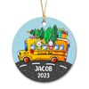 School Bus Driver Christmas Ornament, Personalized School Bus Driver Ornaments Xmas 2023, Bus Driver Ornament for Christmas Tree Decoration - 2.jpg