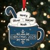 Sugar Cocoa Marshmallows Custom Kids names Christmas 2023 Ornament Personalized Gift Special Christmas 2023 Custom Family Member Names - 3.jpg