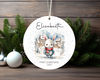 Baby's First Christmas Rabbit Personalized Ceramic Ornament Home Decor Christmas Round Ornament - 4.jpg