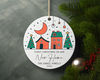 First Christmas In Our New Home Family Personalized Ceramic Ornament Home Decor Christmas Round Ornament - 6.jpg