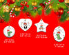 Personalized Couple Christmas Sock Ceramic Ornament Home Decor Christmas Round Ornament - 2.jpg