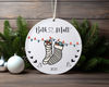 Personalized Couple Christmas Sock Ceramic Ornament Home Decor Christmas Round Ornament - 4.jpg