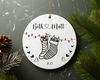 Personalized Couple Christmas Sock Ceramic Ornament Home Decor Christmas Round Ornament - 6.jpg