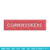 Nebraska Cornhuskers embroidery, Nebraska Cornhuskers embroidery, Football embroidery design, NCAA embroidery. (6).jpg