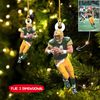 Custom Football Your Own Photo 2D Chrsitmas Ornament, Football American Player Gift - 1.jpg